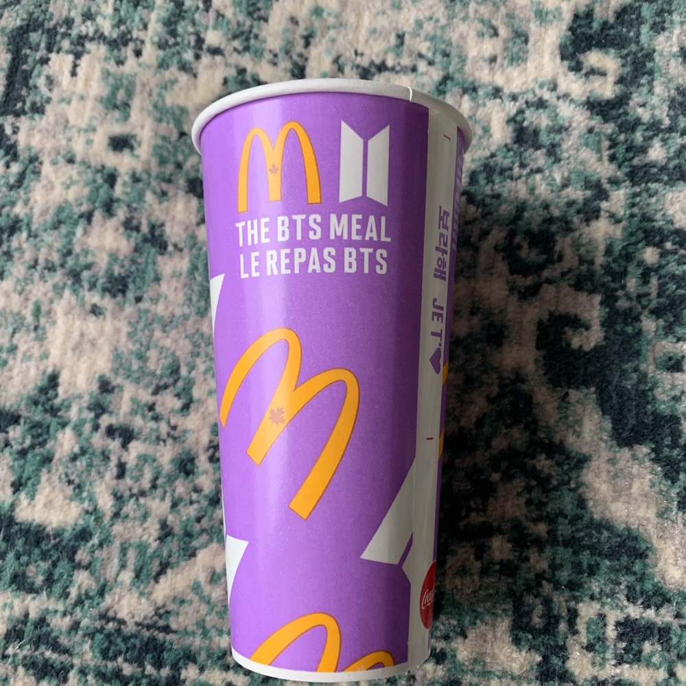 McDonald’s The BTS  Meal Cup Limited Edition